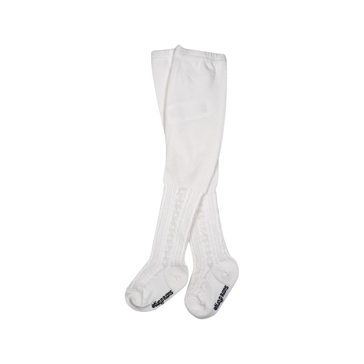 Ensemble robe manches longues et collant paz blanc, SUCRE D'ORGE