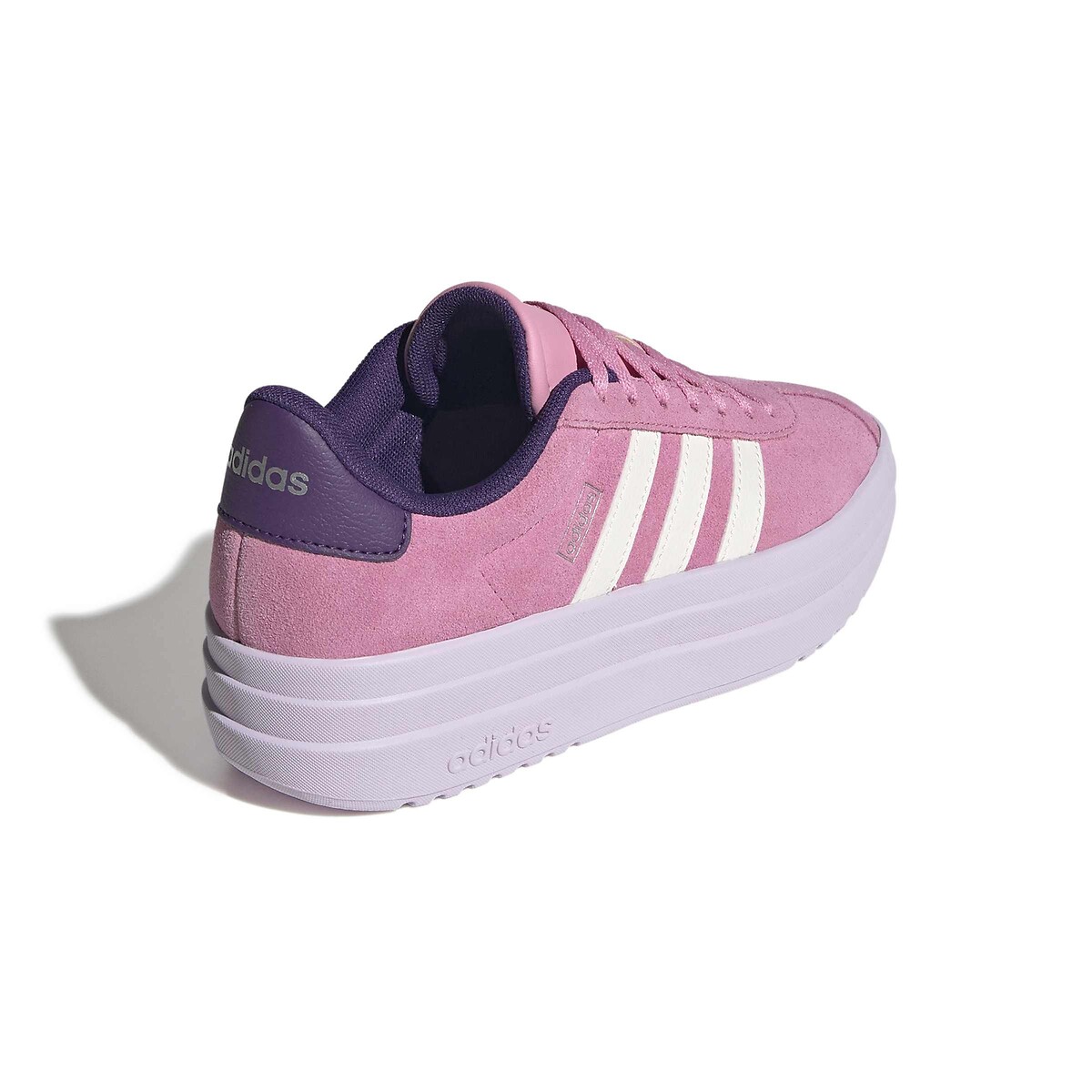 Baskets en cuir VL COURT BOLD rose/violet, ADIDAS SPORTSWEAR
