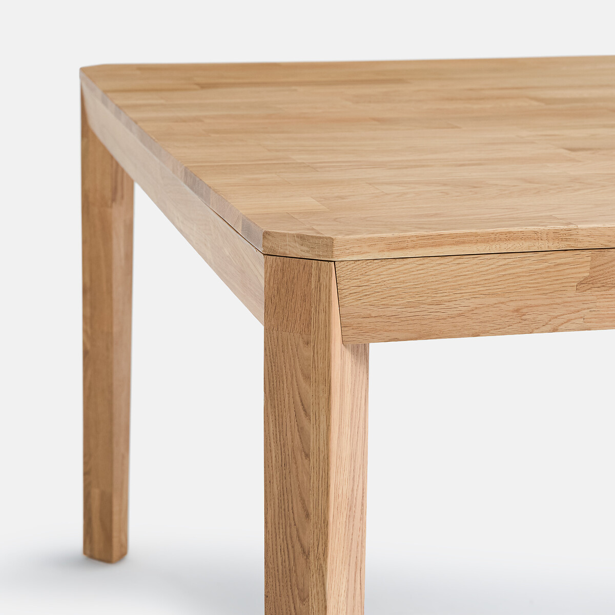 Table à manger, carrée, en chêne, de 4 à 8 personnes, NEODELITO coloris chêne, LA REDOUTE INTERIEURS