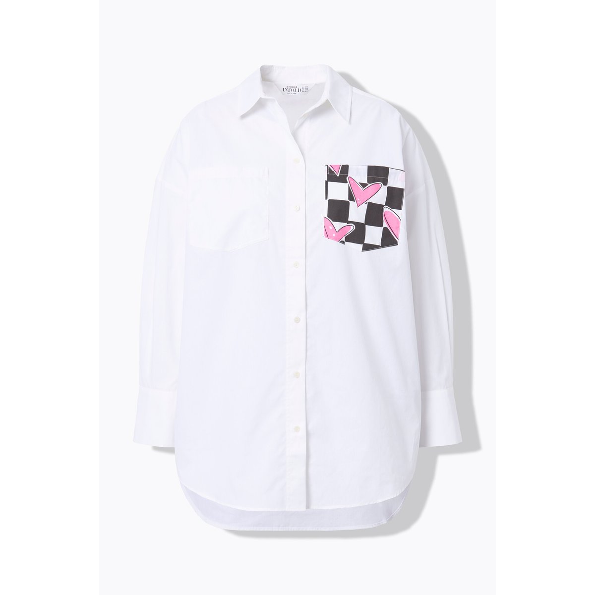Chemisier coupe Boxy blanc neige, STUDIO UNTOLD