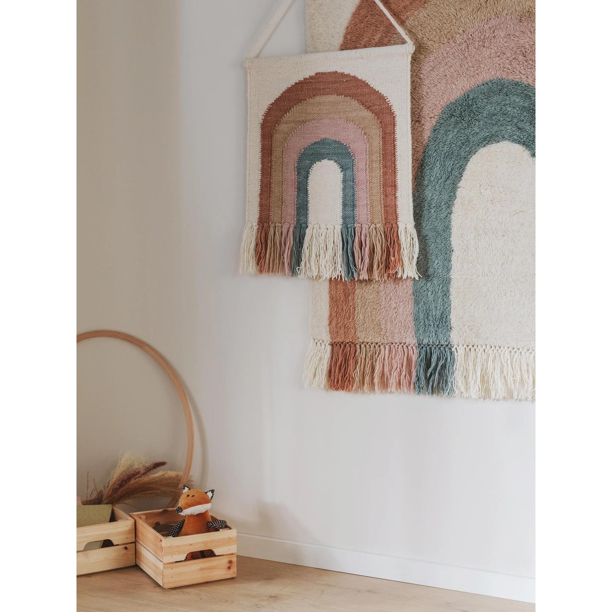 Tapis enfant tufté main RAINBOW multicouleur, BENUTA