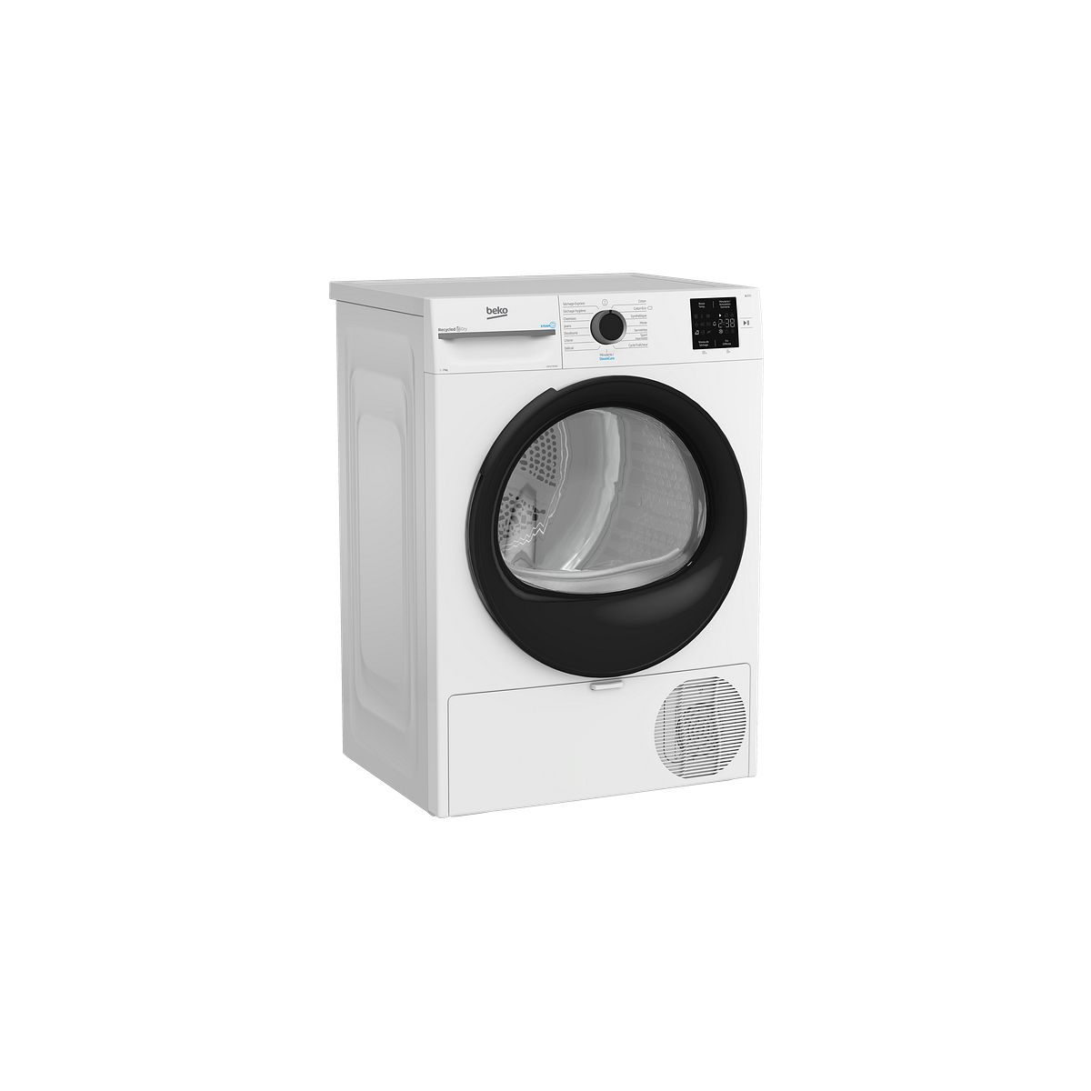 Sèche linge pompe à chaleur D3H17393W couleur unique, BEKO