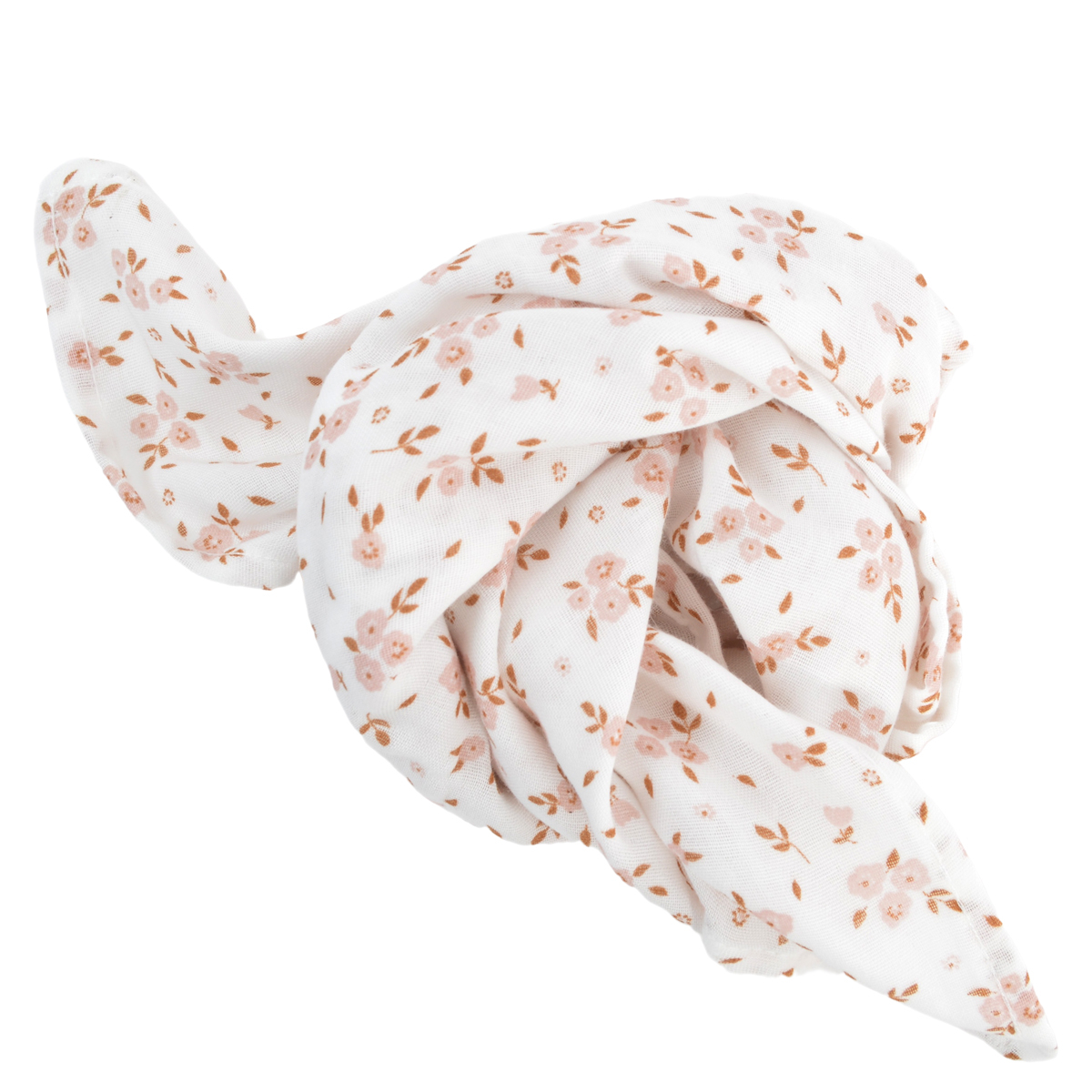 Lot de 3 langes coton bio THAÏS rose, LITTLE CREVETTE