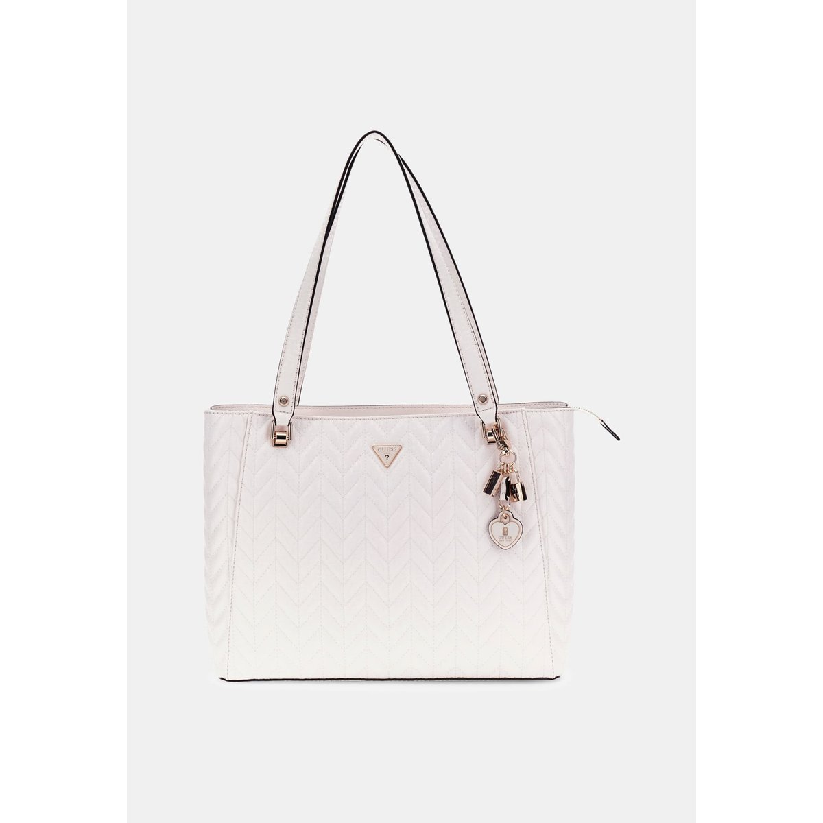 Sac Tote Stacey blanc, GUESS