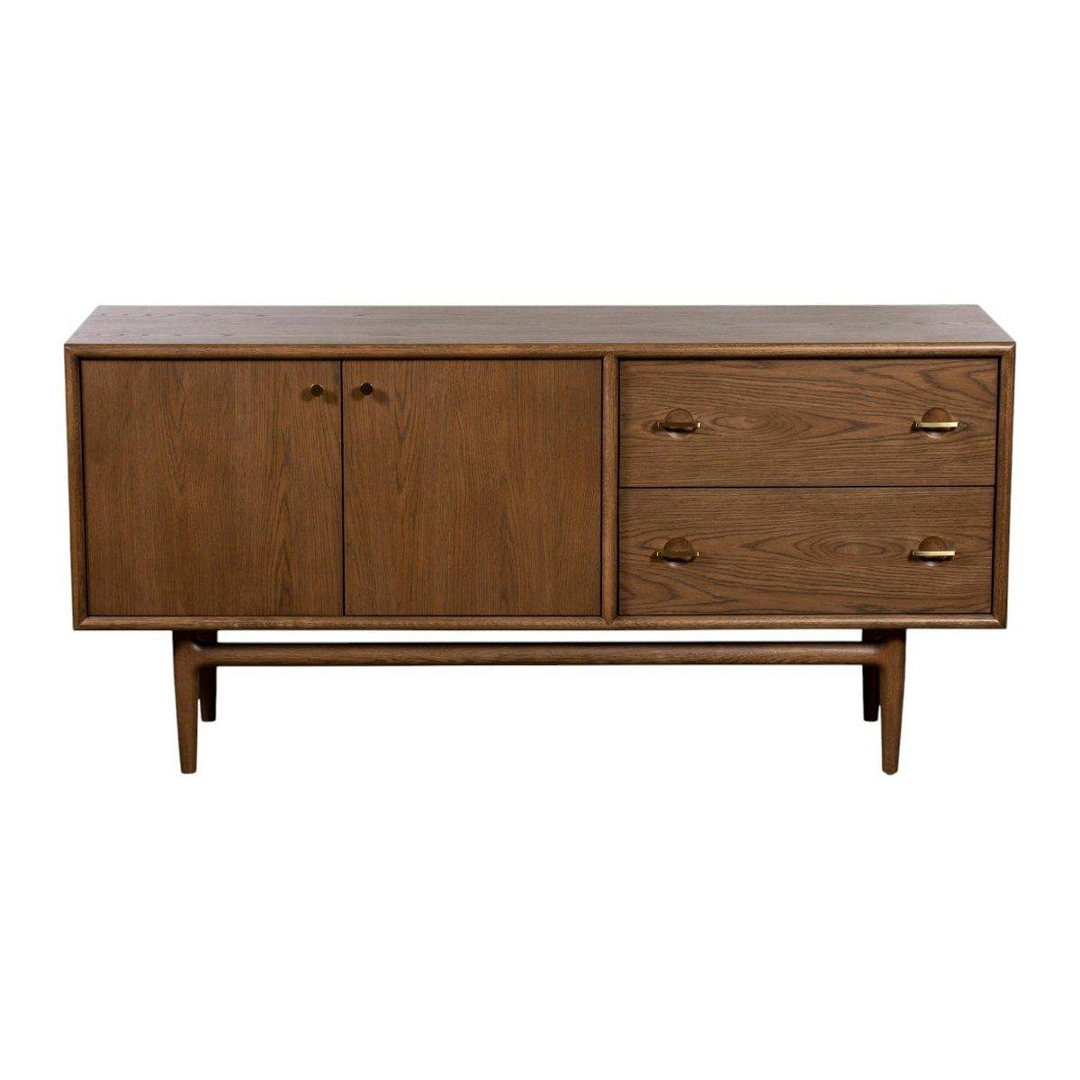 Buffet vintage en bois de chêne BRADFORD bois naturel, PIER IMPORT