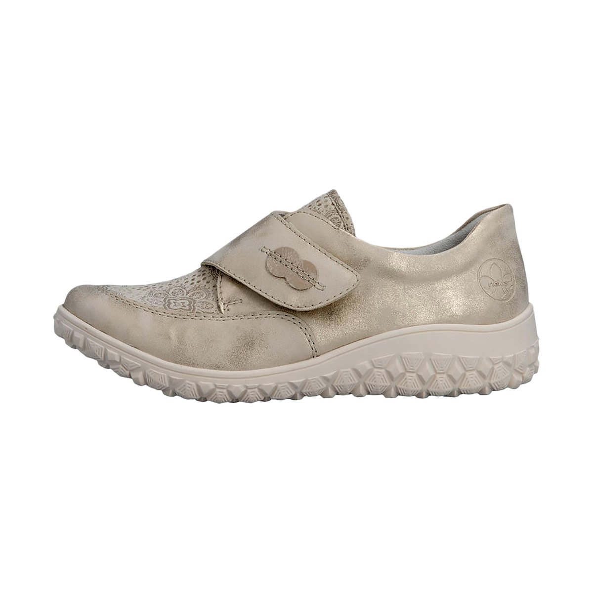 Basket Basse à Lacets Alula beige, RIEKER