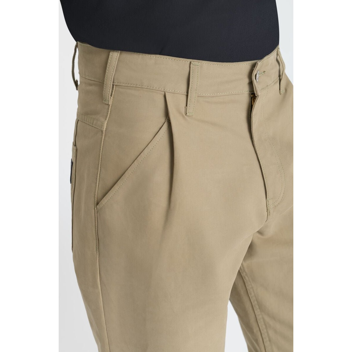 Pantalon droite BUBALUS light khaki, LE TEMPS DES CERISES