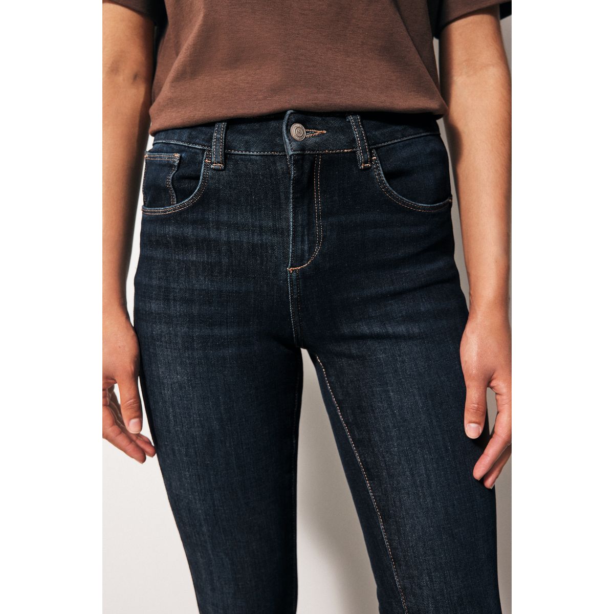 Jean skinny stretch bleu foncé, NEXT