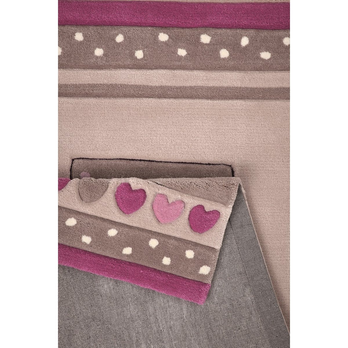 Tapis enfant motif petit chat chambre , KITTY KAT beige, SMART KIDS