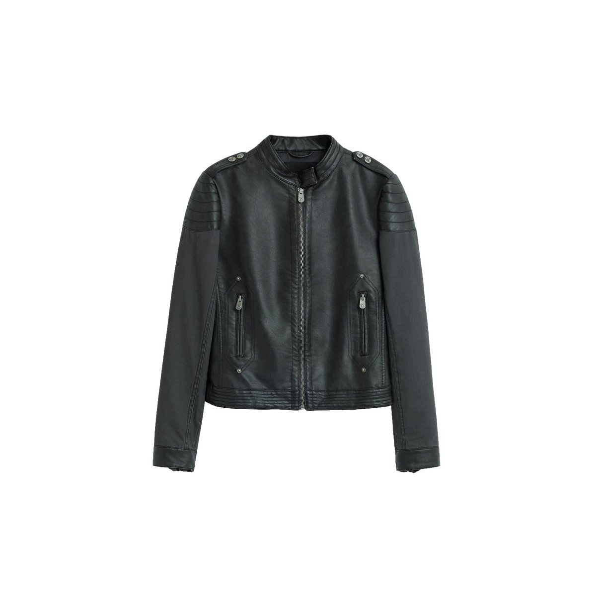 Blouson effet cuir noir, DESIGUAL