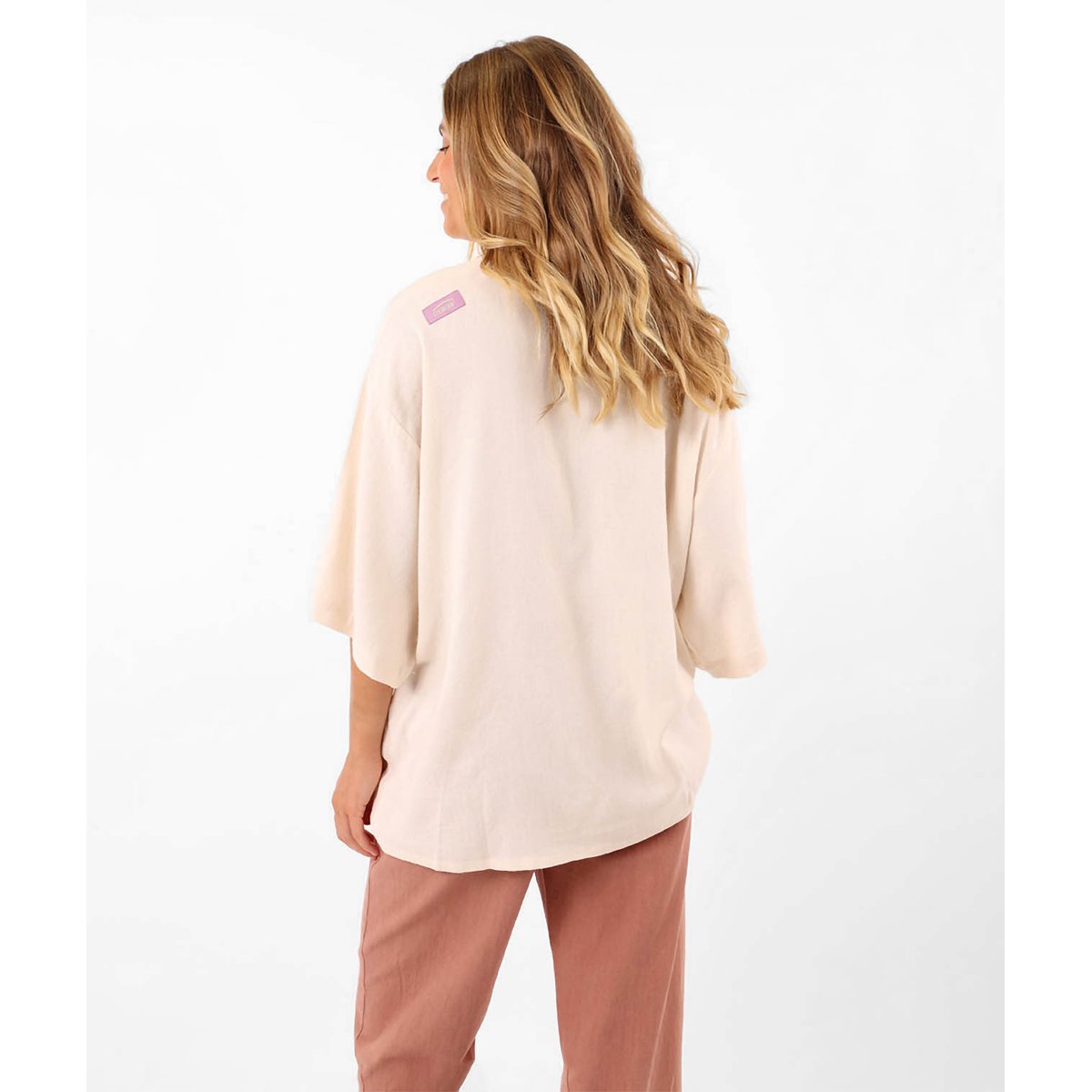 Chemise légère en lin LINEN sable, OXBOW