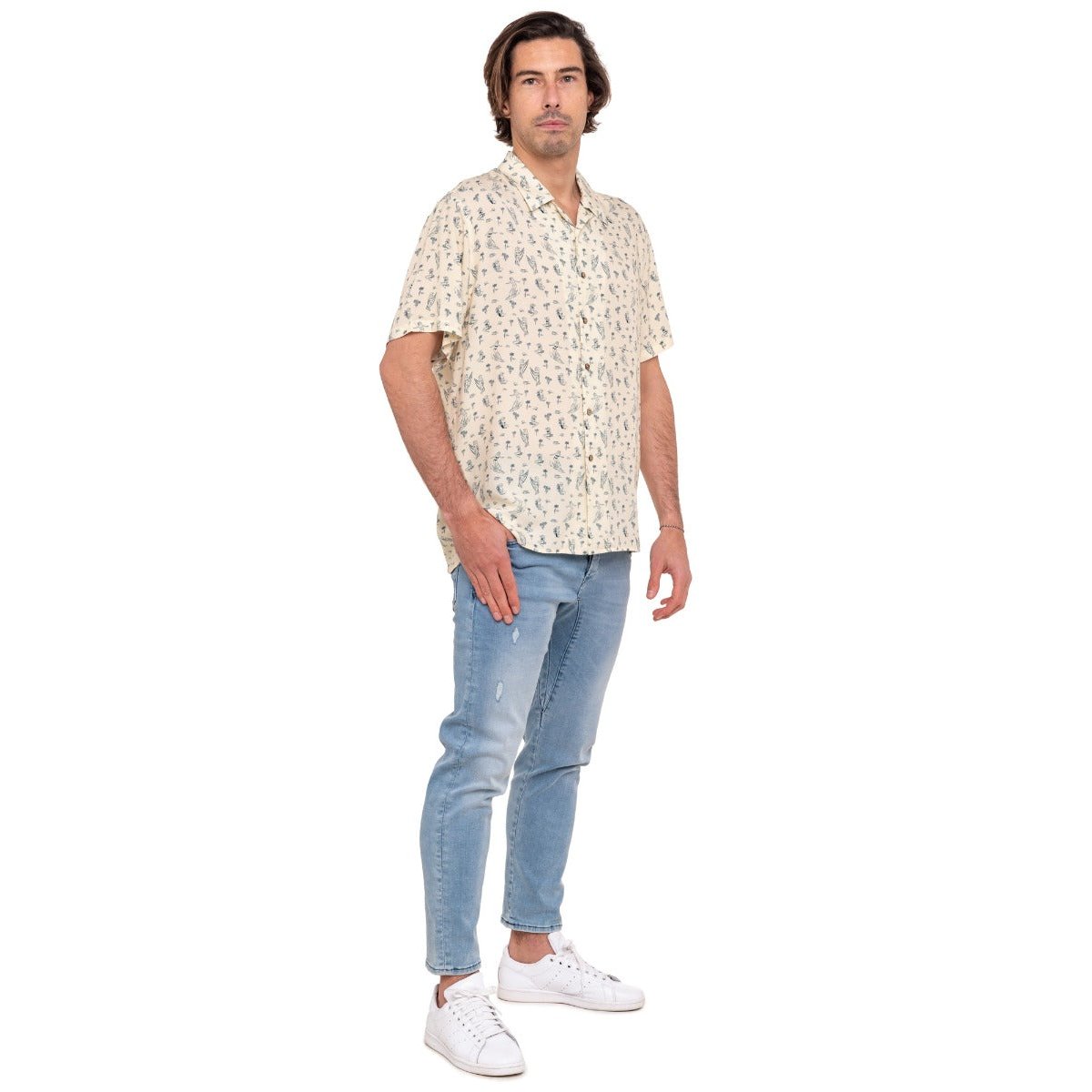 CHEMISE MANCHES COURTES WAVEBABE multicolore, PULLIN