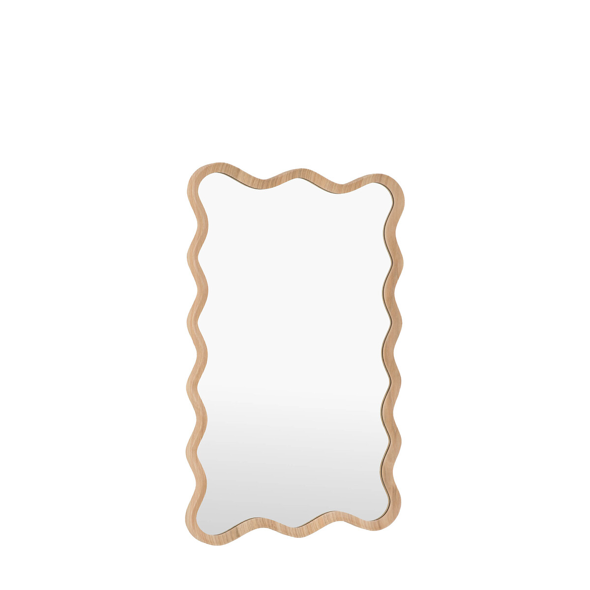 60x90cm Wishaw Wiggle Mirror light wood, ÉDITÉ