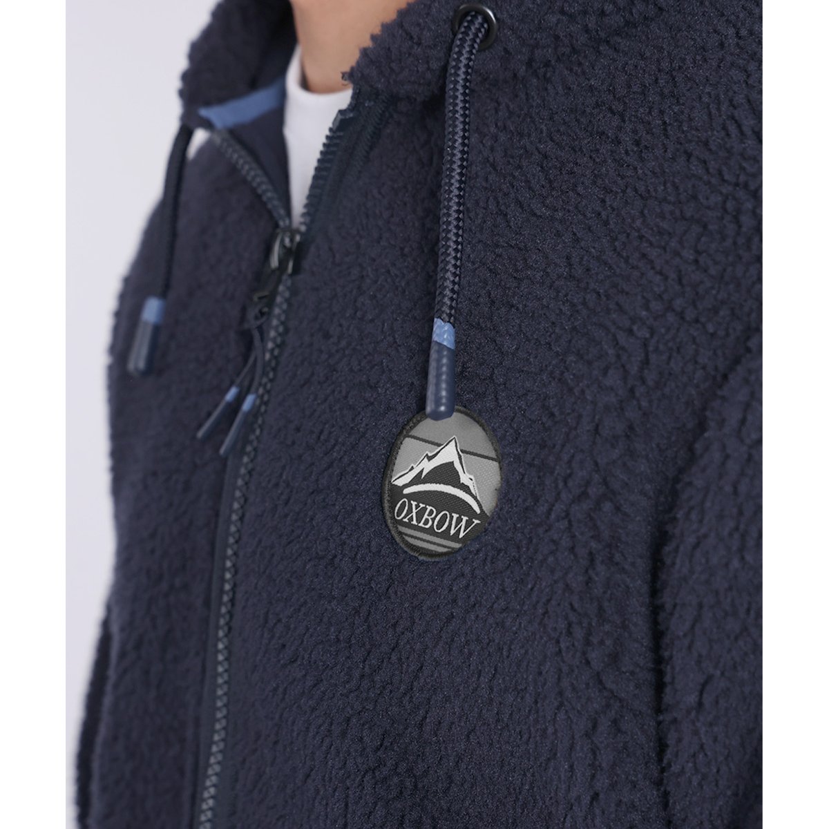 Sherpa capuche full zip SEFTY deep marine, OXBOW