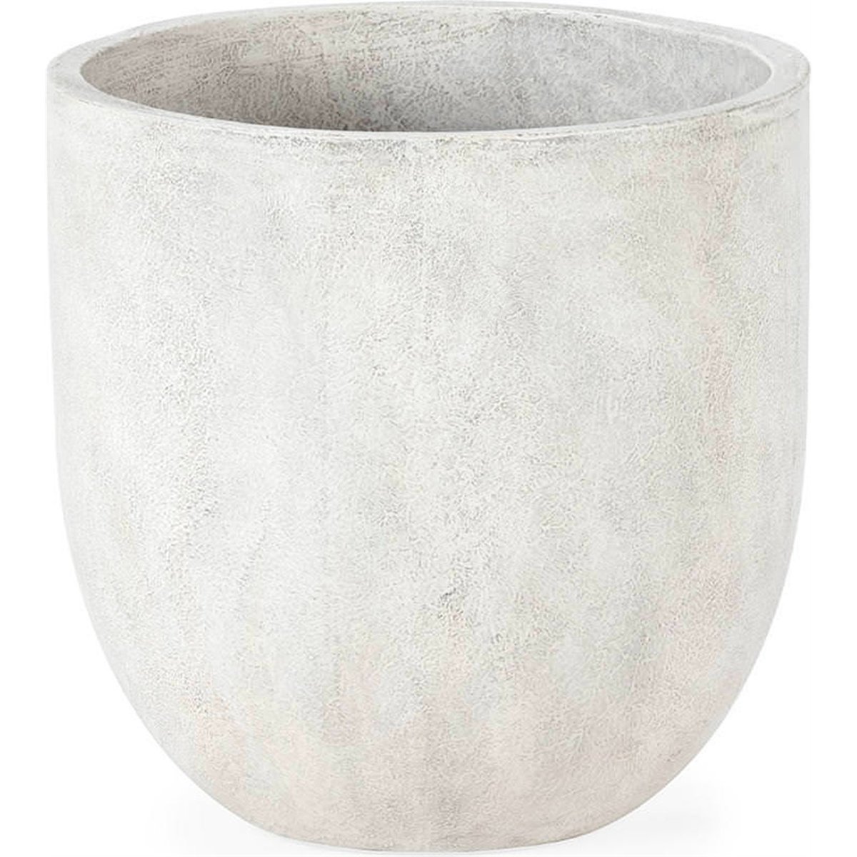 Cache-pot en fibres-ciment pour plante blanc, RECOLLECTION