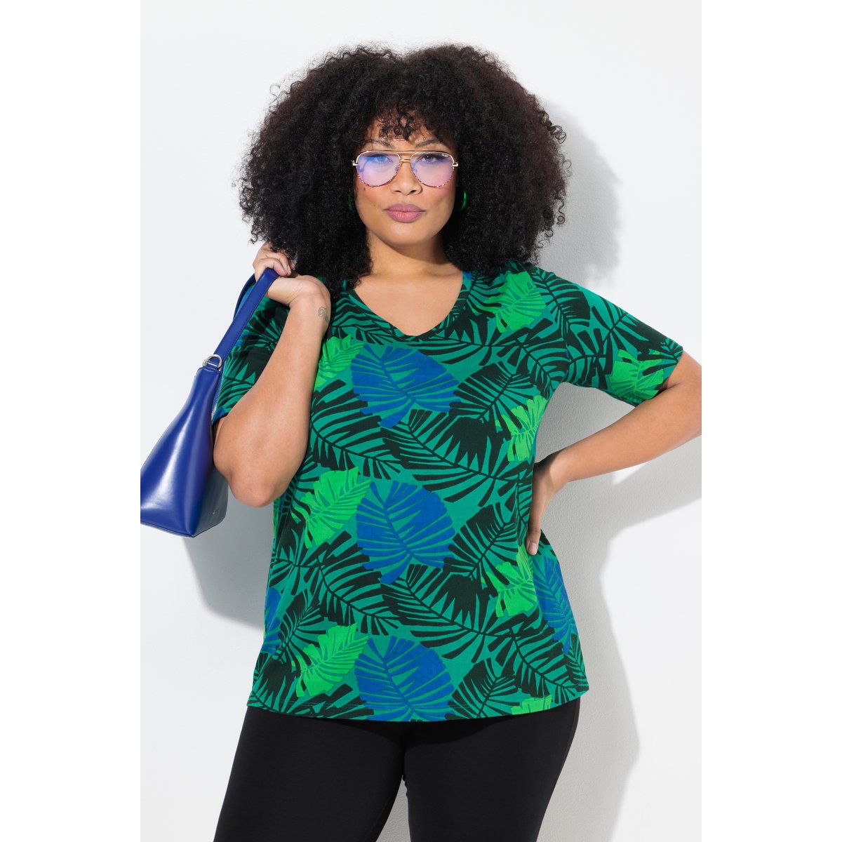 T-shirt marine, ULLA POPKEN