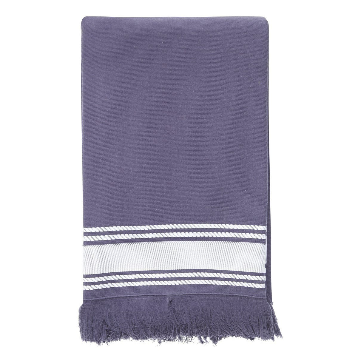 Fouta / Serviette de plage 100x180 cm BAHAMAS corail, SENSEI MAISON