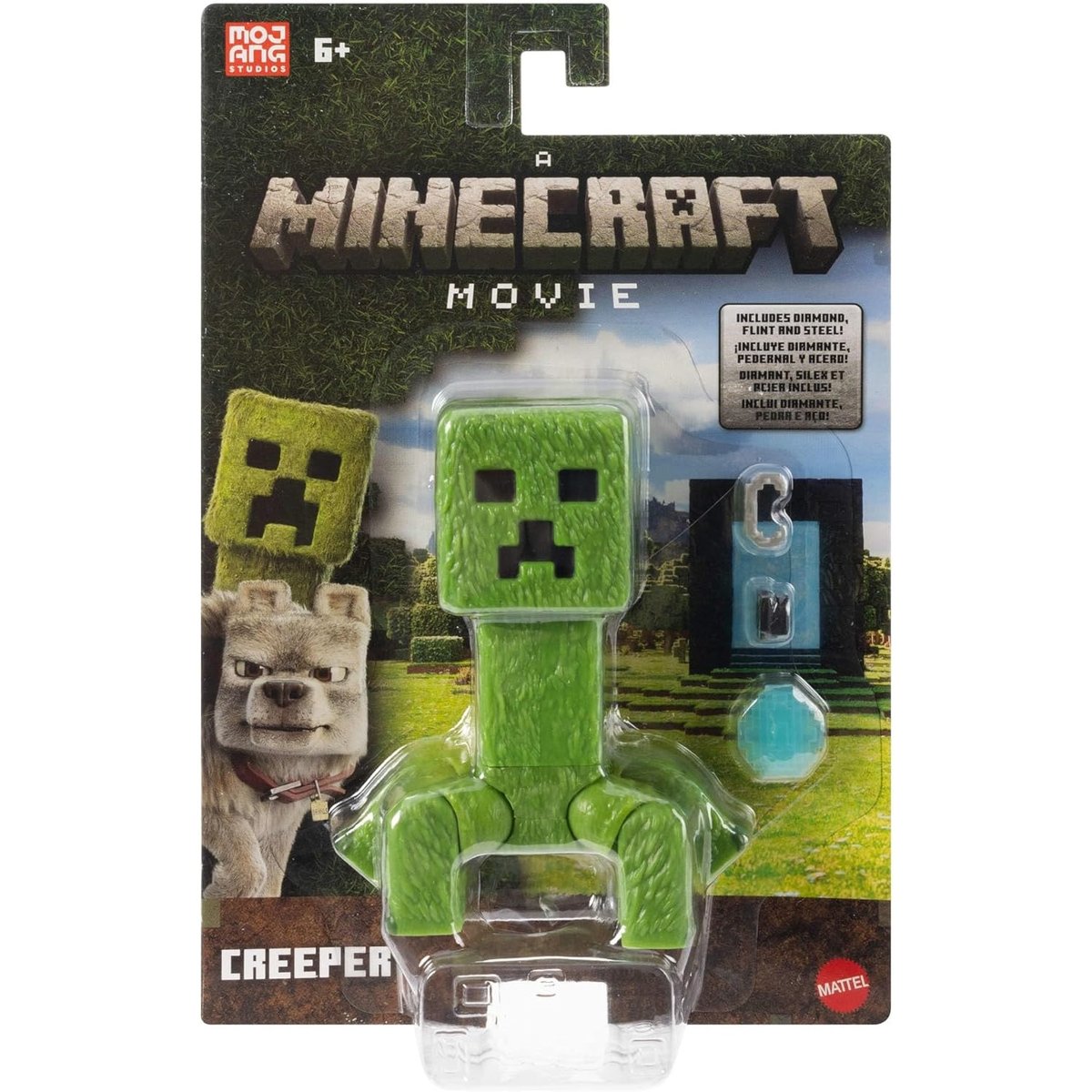 Minecraft - Figurine Creeper vert, MATTEL