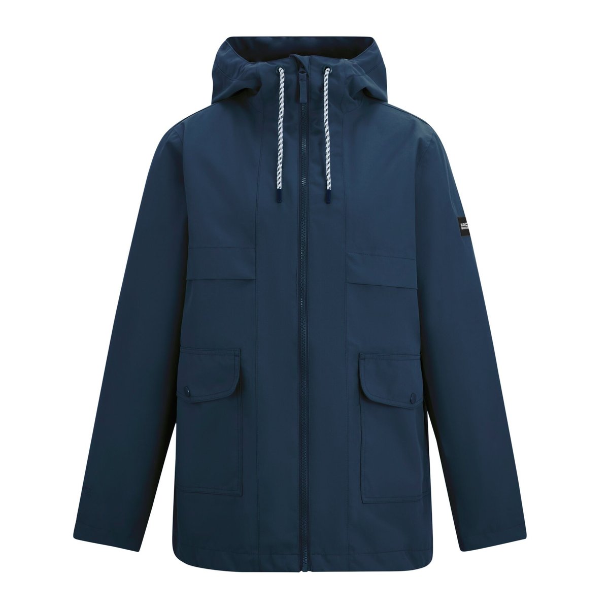 Veste imperméable motif/style floral sur l'intérieur ORLEA bleu marine, REGATTA