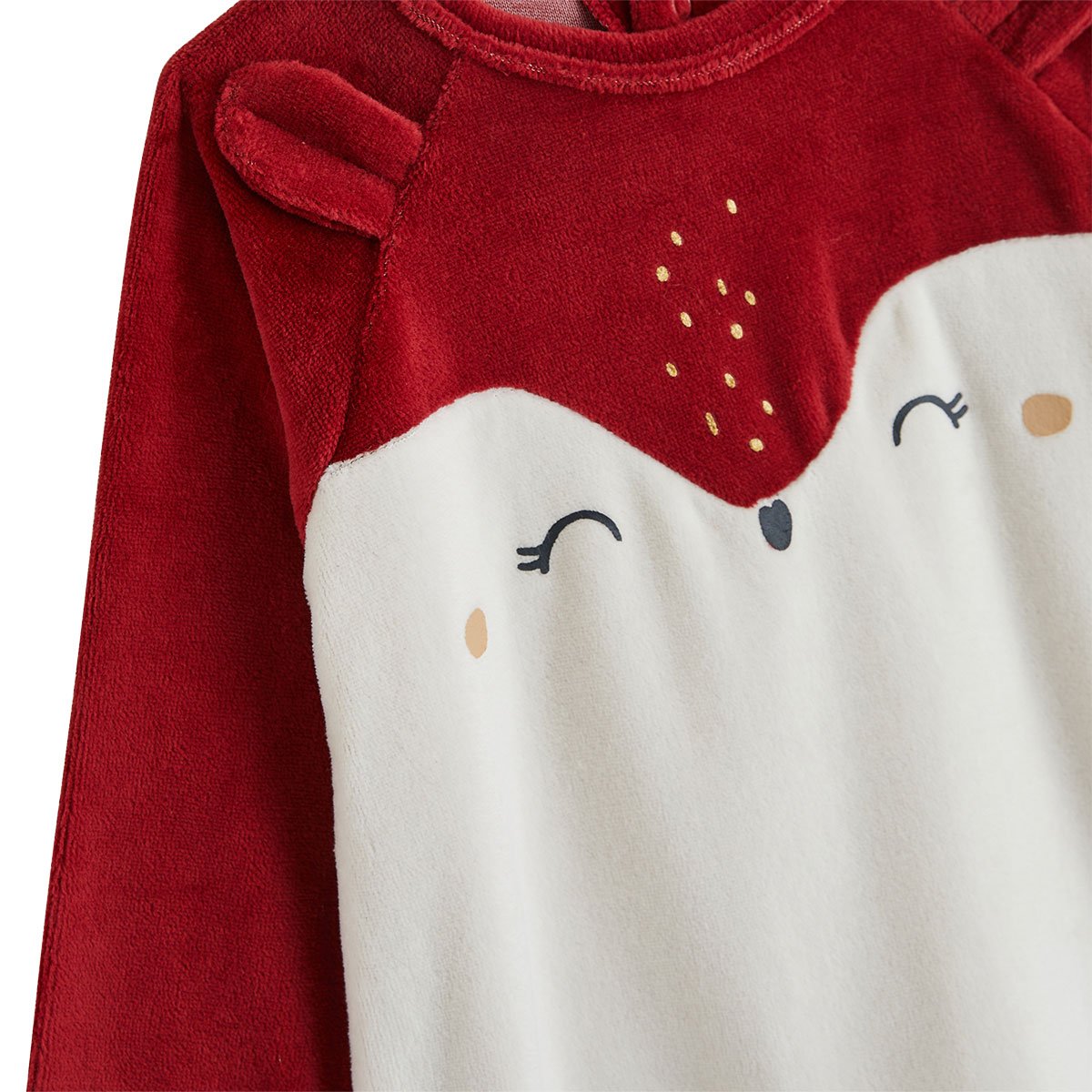 Pyjama enfant 2 pièces en velours Grace vanille, PETIT BEGUIN