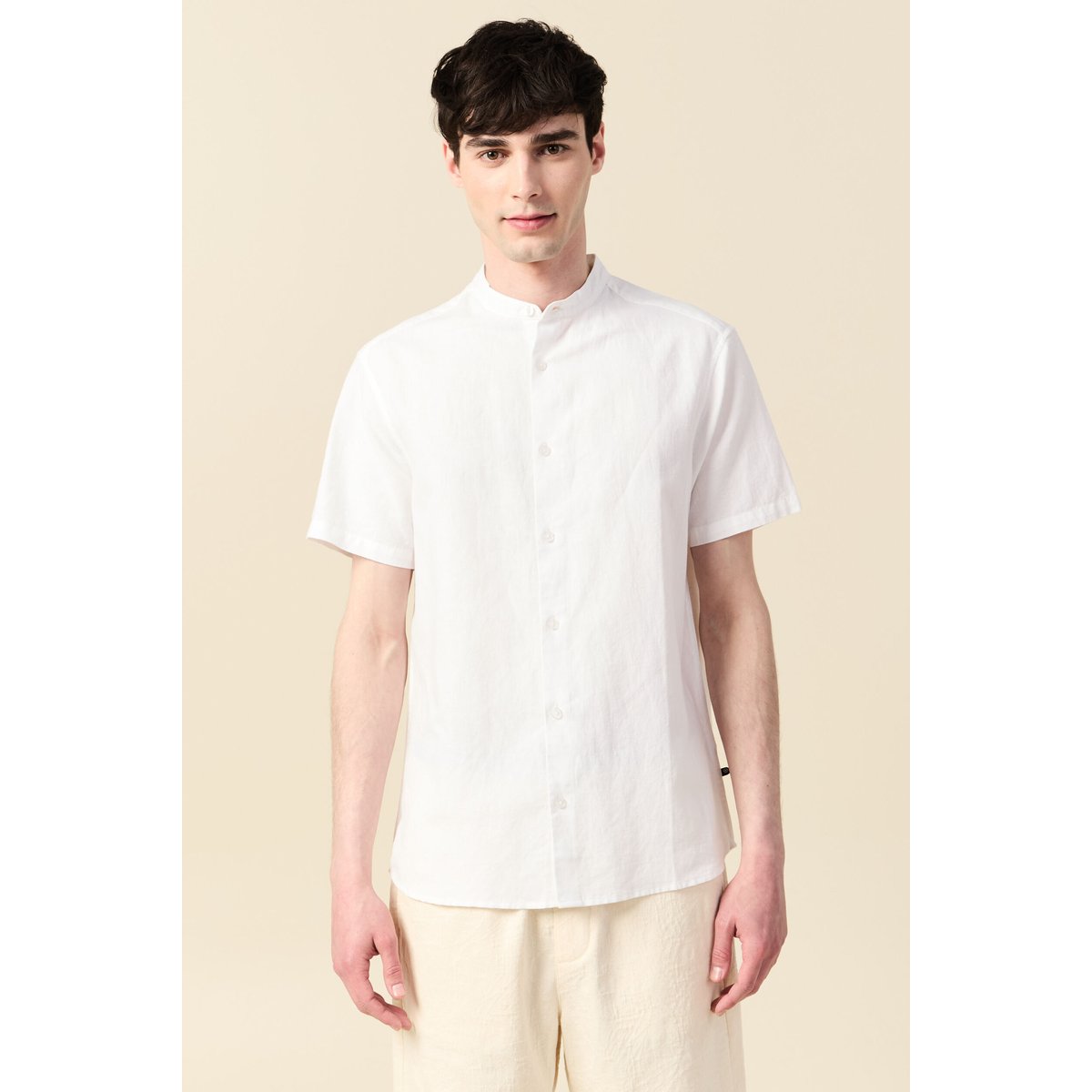 Chemise manches courtes blanc, BONOBO