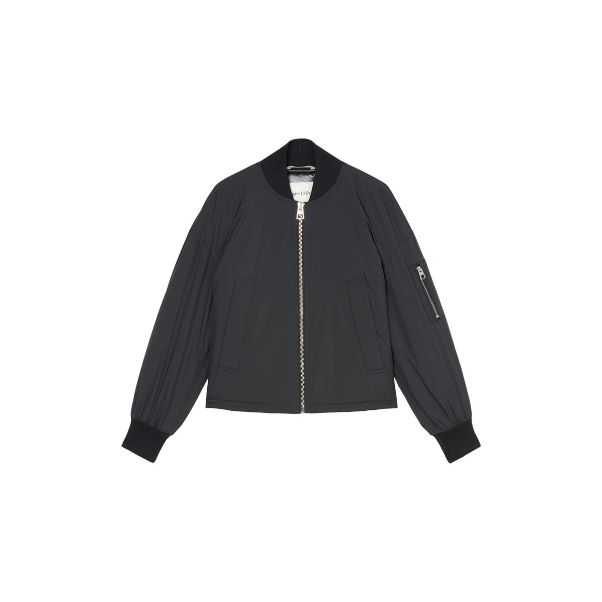 Blouson Aviator régulier en textiles recyclés bleu foncé, MARC O'POLO