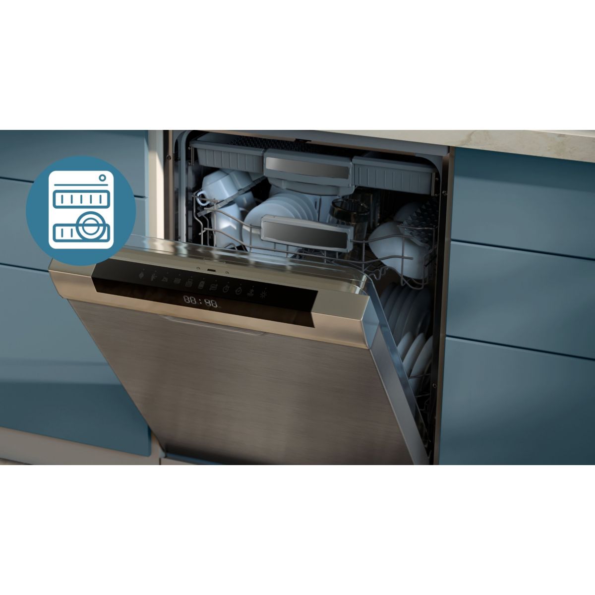 Plaque HD9956/00 Cuve 7.2L et moules à muffin pour Airfryers XXL+ couleur unique, PHILIPS