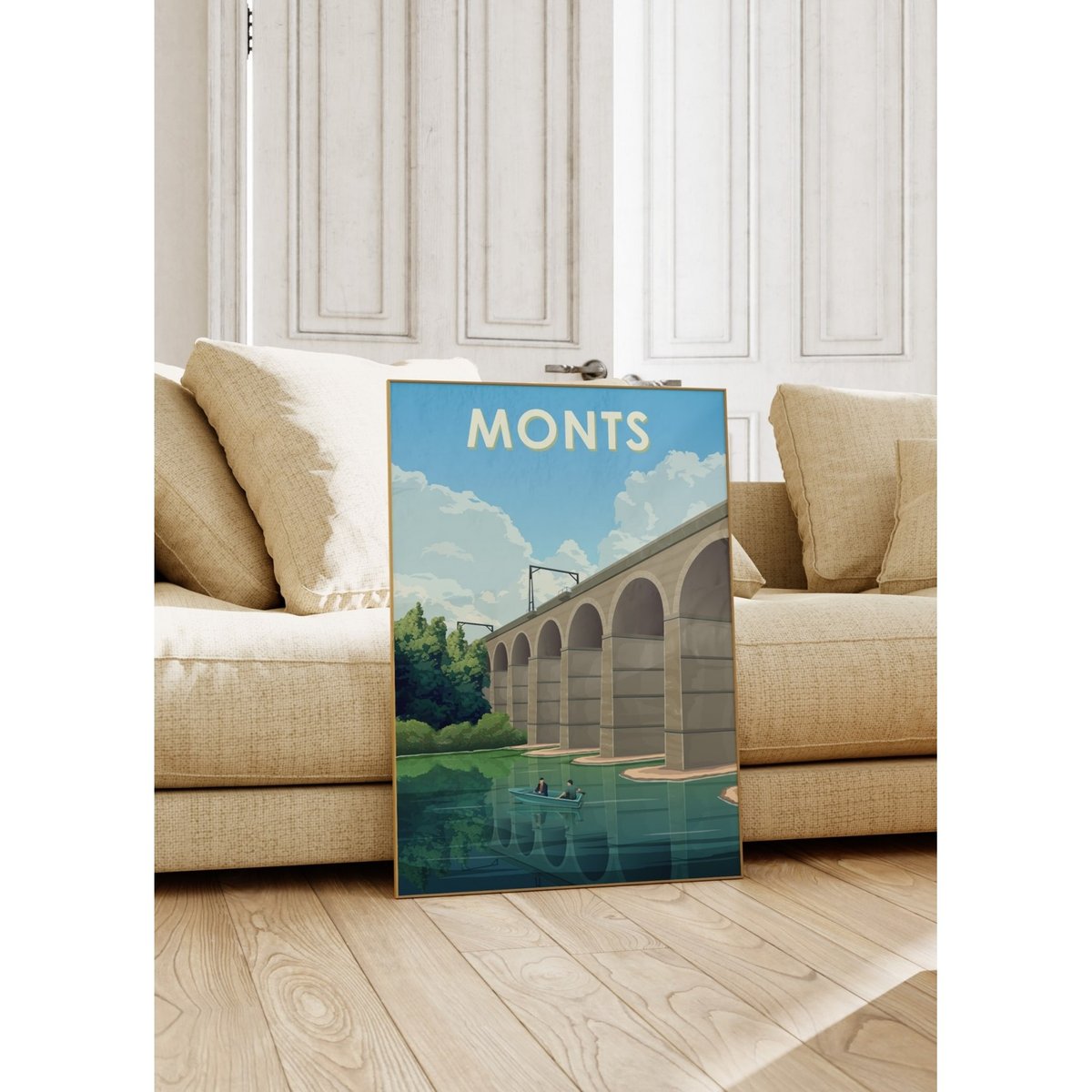 Affiche ville Monts blanc, L'AFFICHERIE