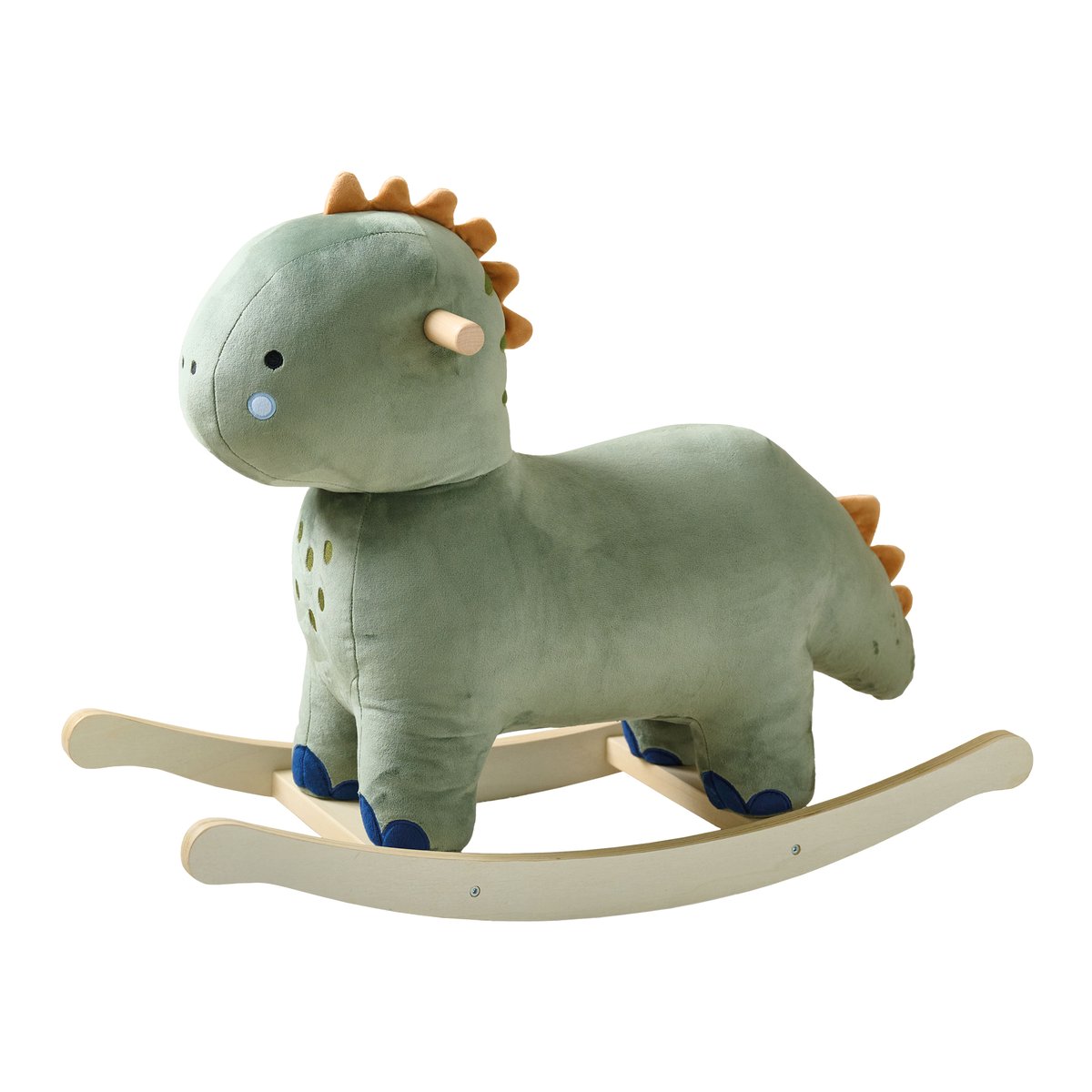 Cheval à bascule dino vert, PETITE AMELIE
