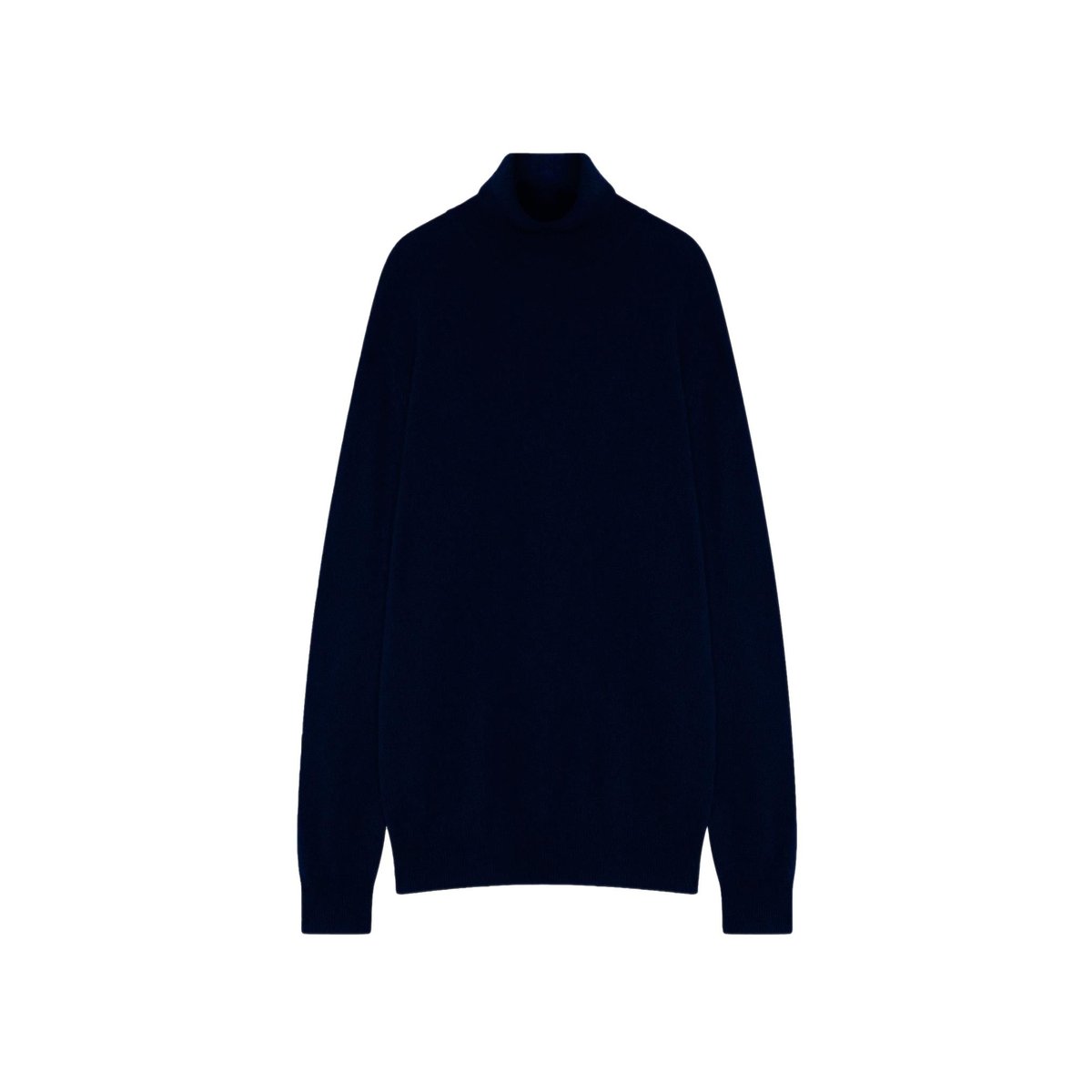 Pull Col Roulé Navy Connor bleu foncé, JUST CASHMERE