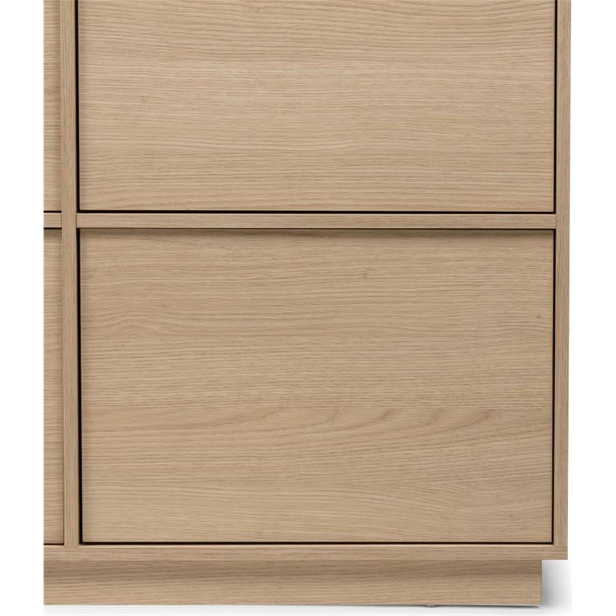Buffet quatre portes en bois style japandi chêne lindberg, RECOLLECTION