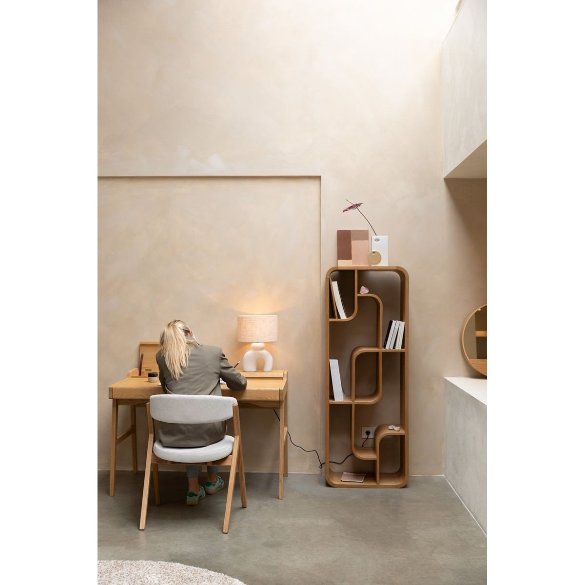 Bureau en bois, KAAT bois, ZUIVER
