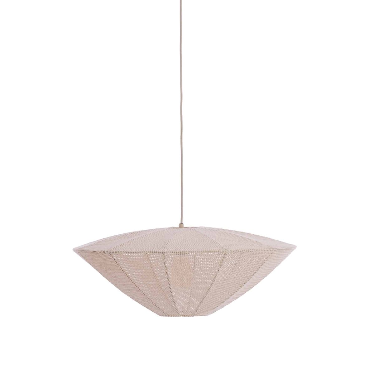 Lampe Suspendue Textiles SATILLA crème, LIGHT & LIVING