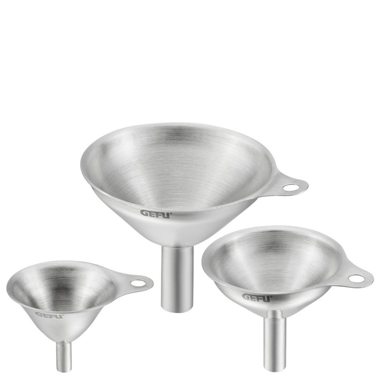 Ensemble d'entonnoirs VERSACE - Mini - 3 Pièces argent, GEFU