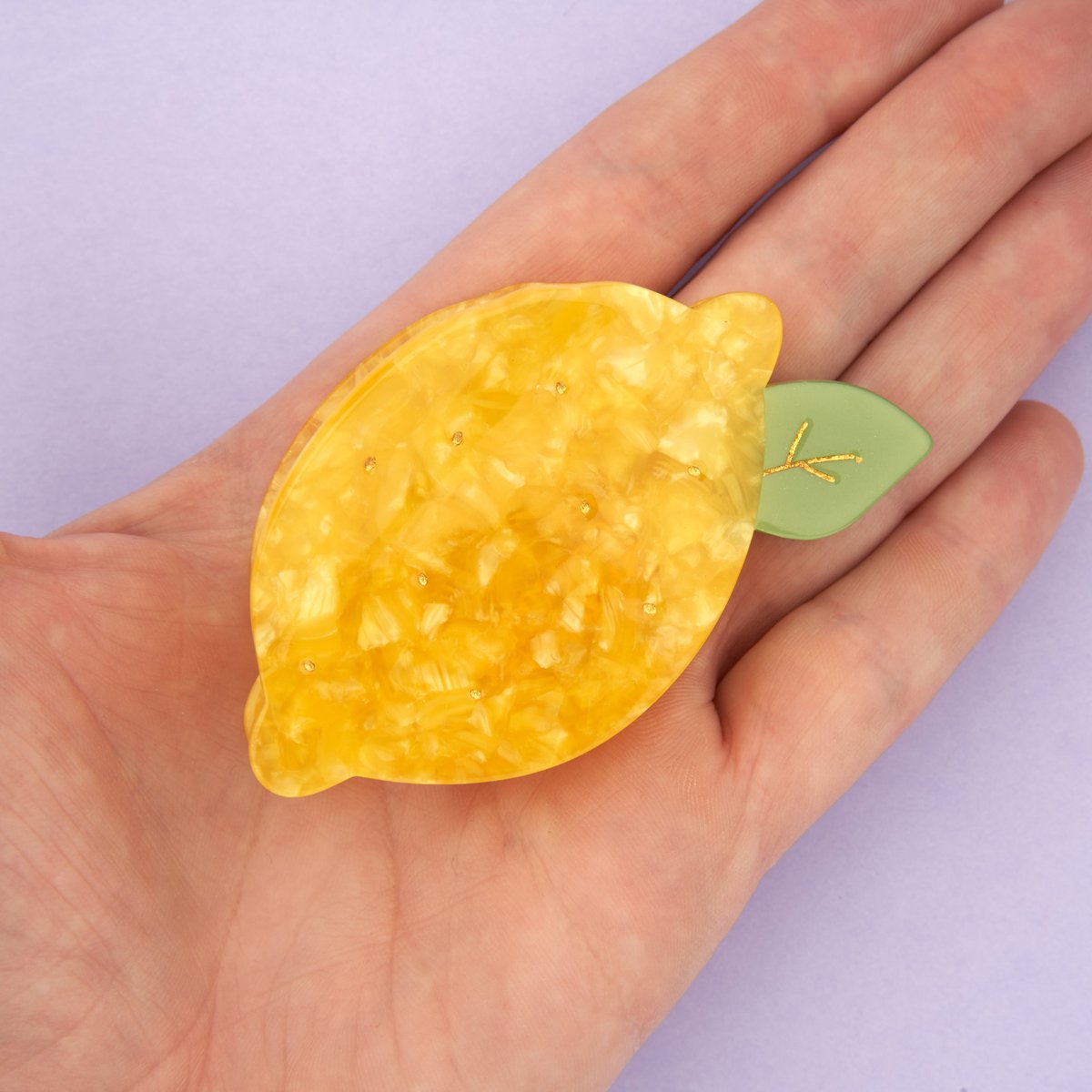 Pince à cheveux CITRON jaune, COUCOU SUZETTE