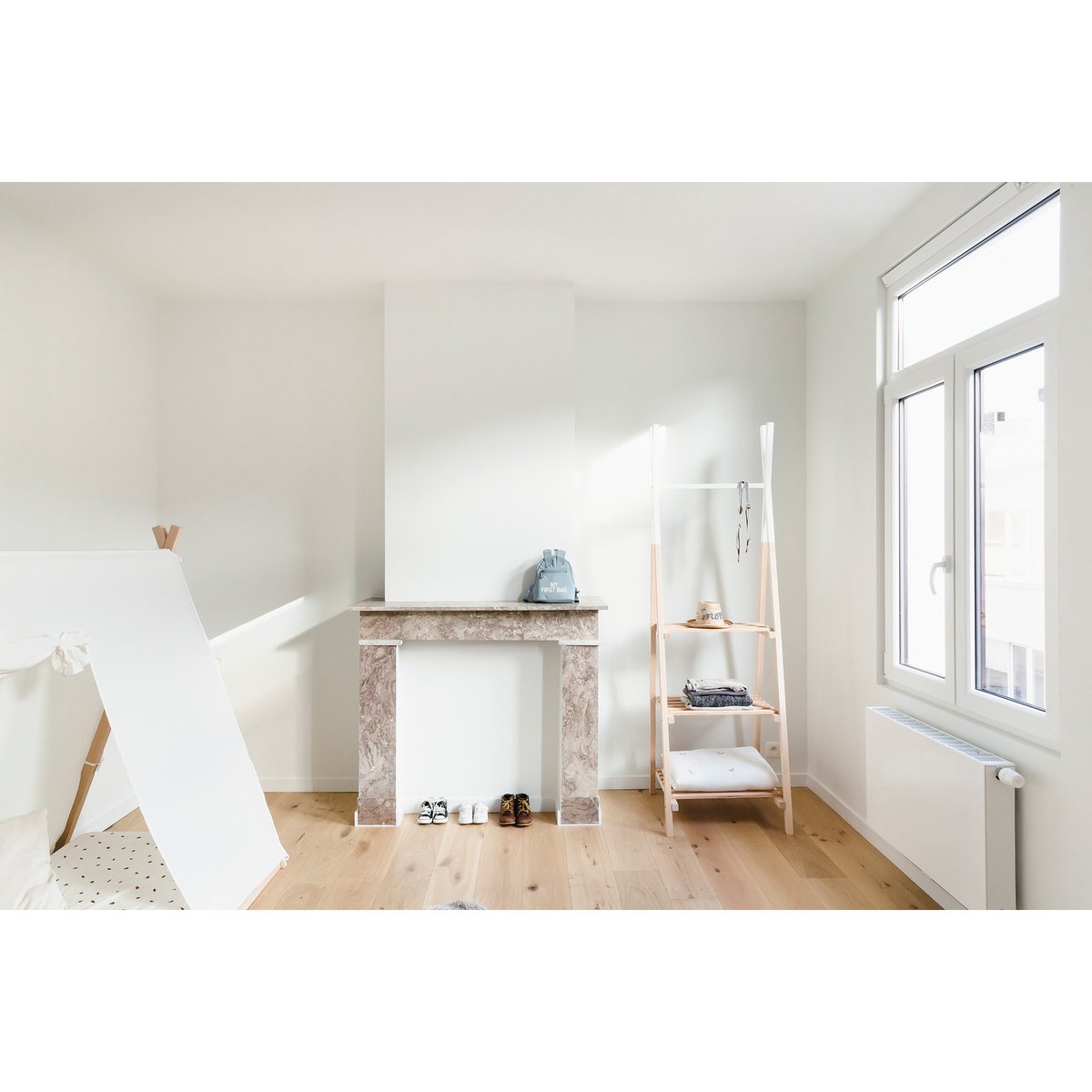 Lit tipi junior bois 90x200 cm bois naturel naturel, CHILDHOME