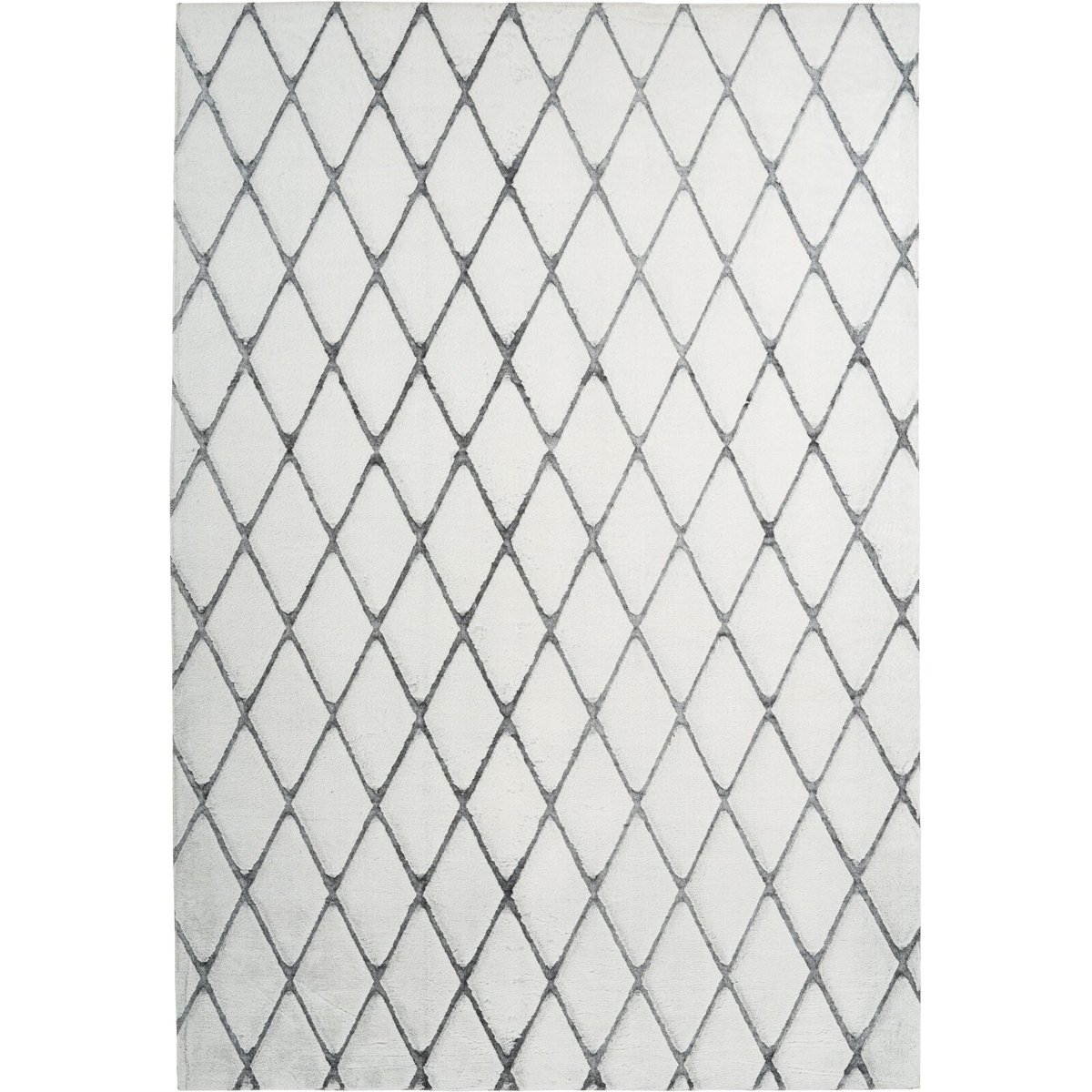 Tapis rectangulaire, VIVICA blanc, anthracite, ARTE ESPINA
