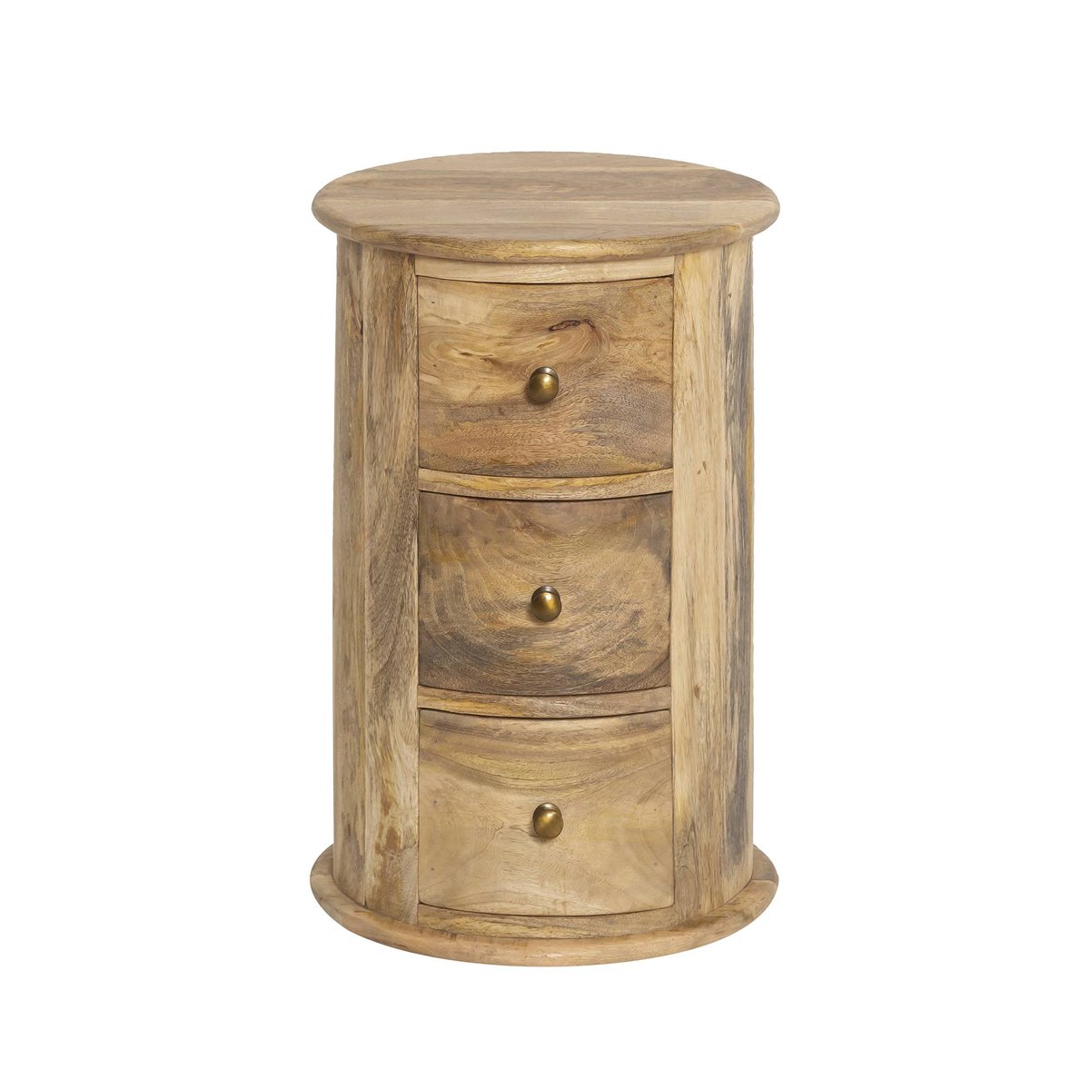 Table de chevet en bois de manguier MAËVA bois clair, MADE IN MEUBLES