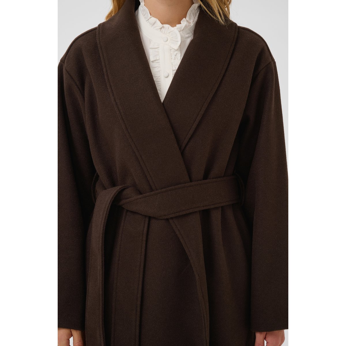Manteau marron java, CREAM