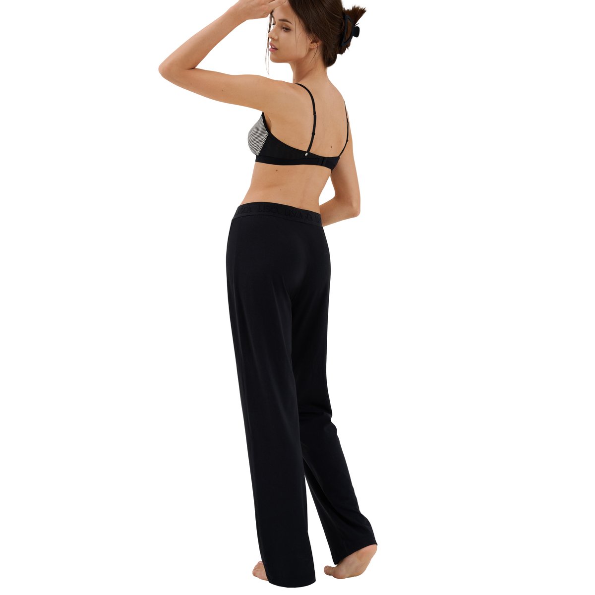 Bas pyjama pantalon long Mia noir, LISCA