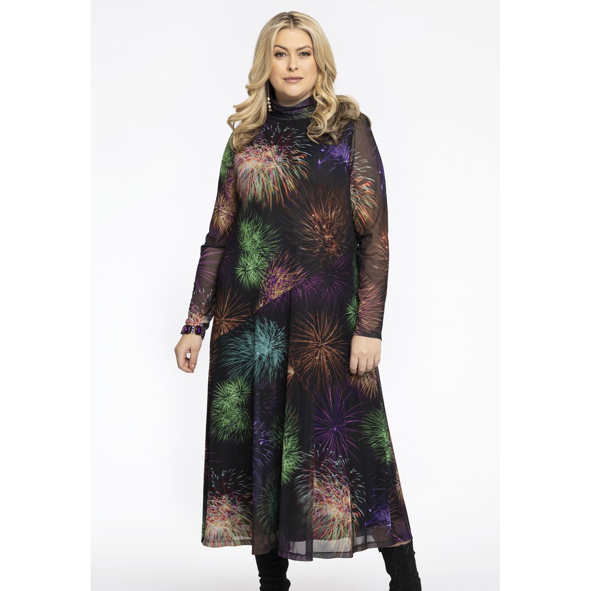 Robe imprimé / imprimée noir, YOEK