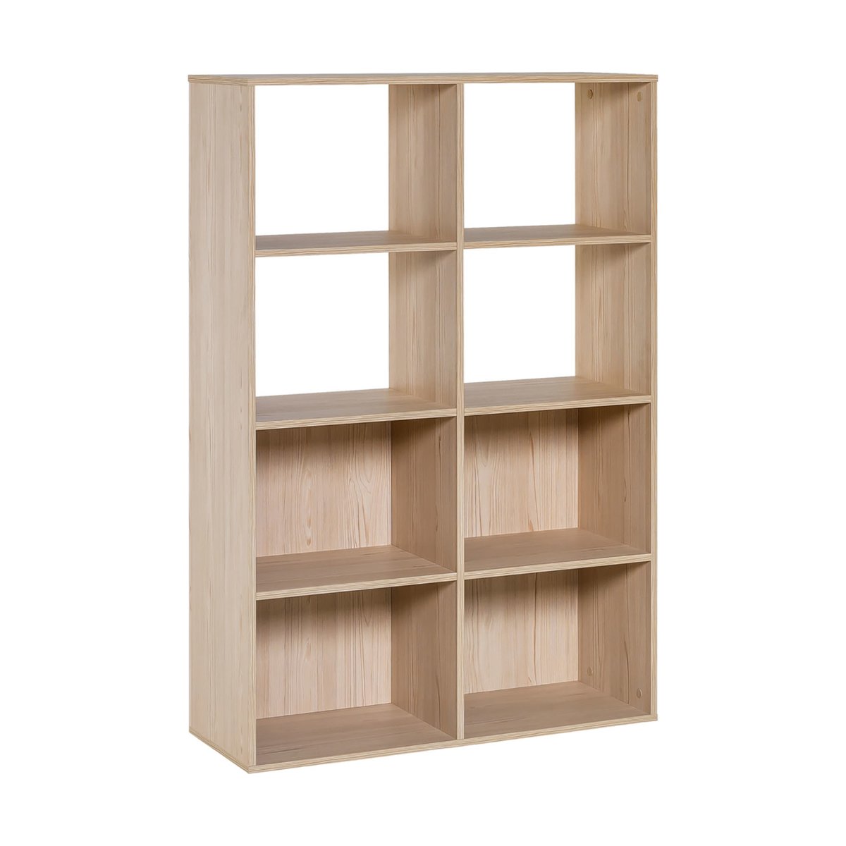 Bibliothèque 8 cases naturel, TERRE DE NUIT