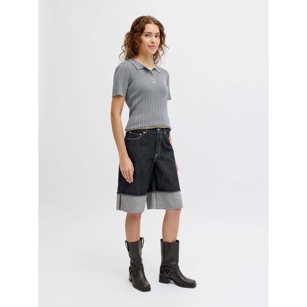 Short En Denim bleue - dark blue denim 1, JJXX