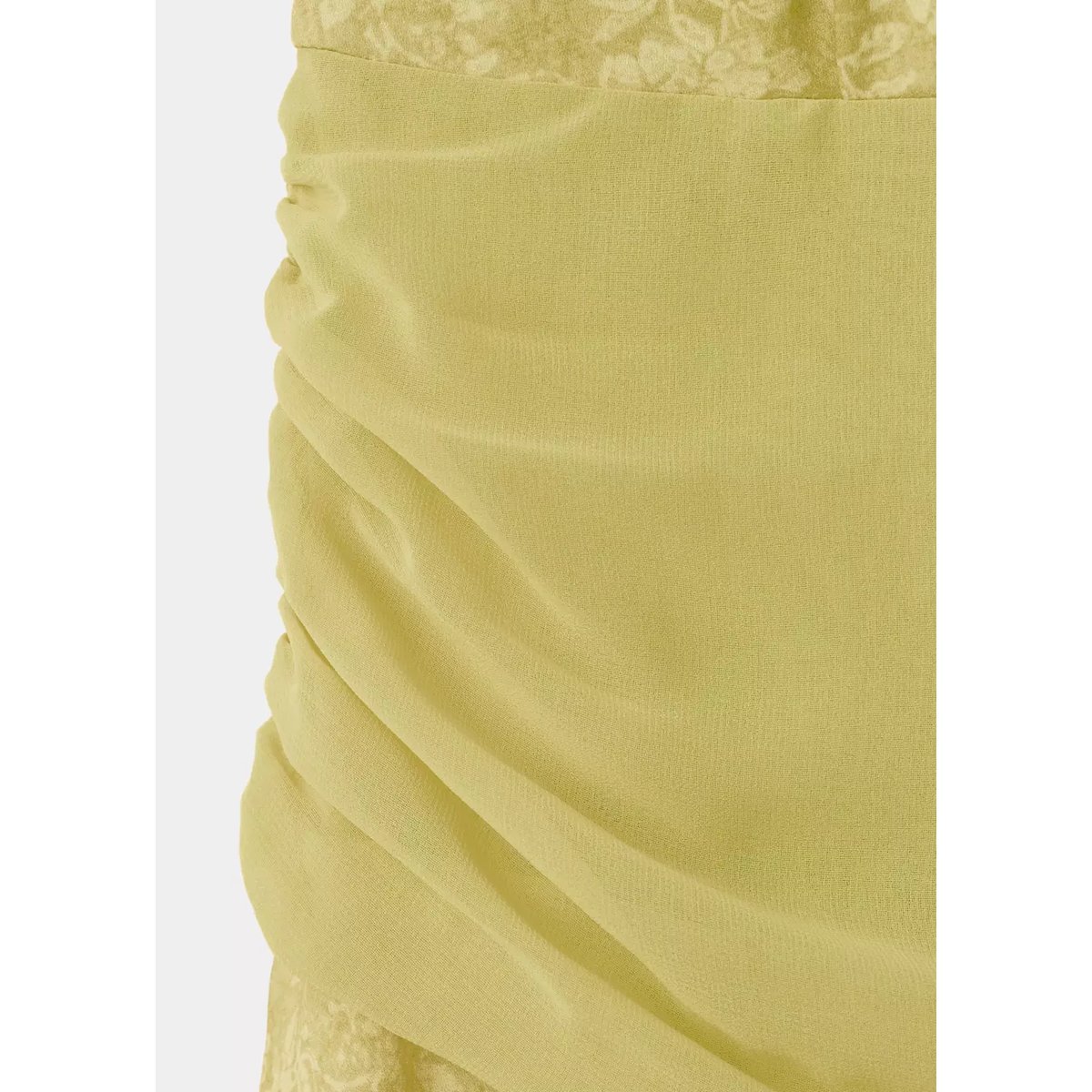 Robe emmanchures américaines dos nu citron vert, MANGO TEEN