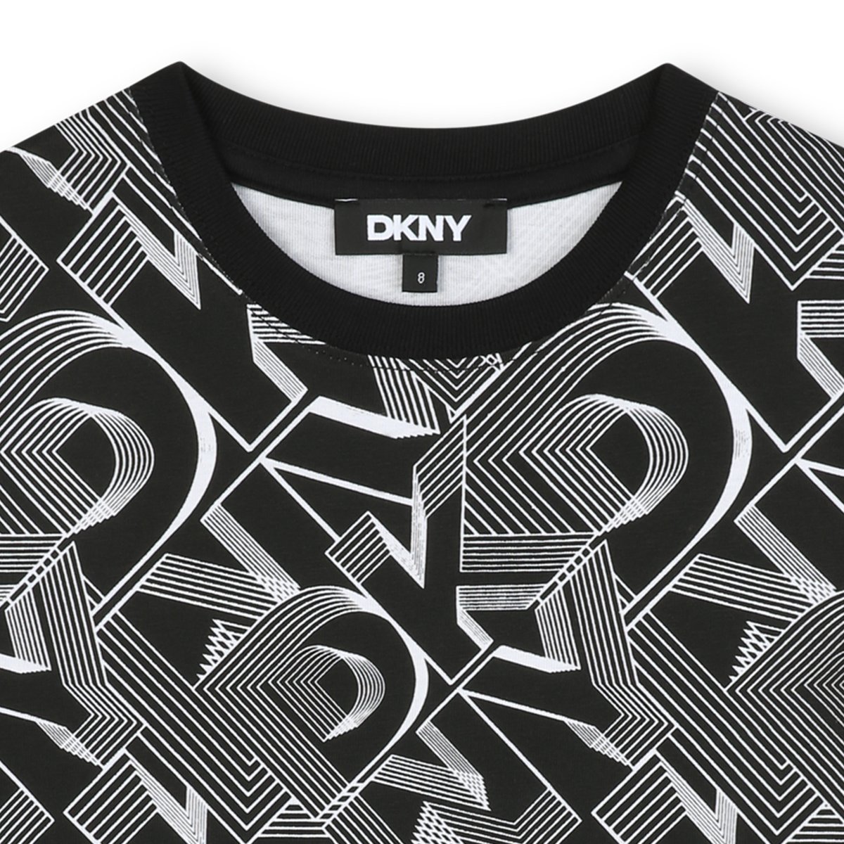 T-shirts à manches courtes noir blanc, DKNY