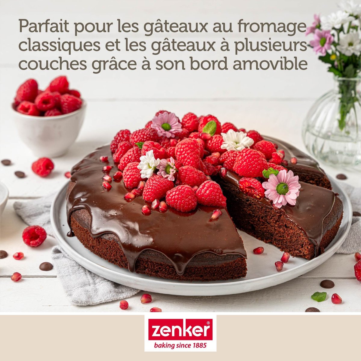 Moule à manqué à charnière 28 cm PERFECTBACK+ noir, ZENKER