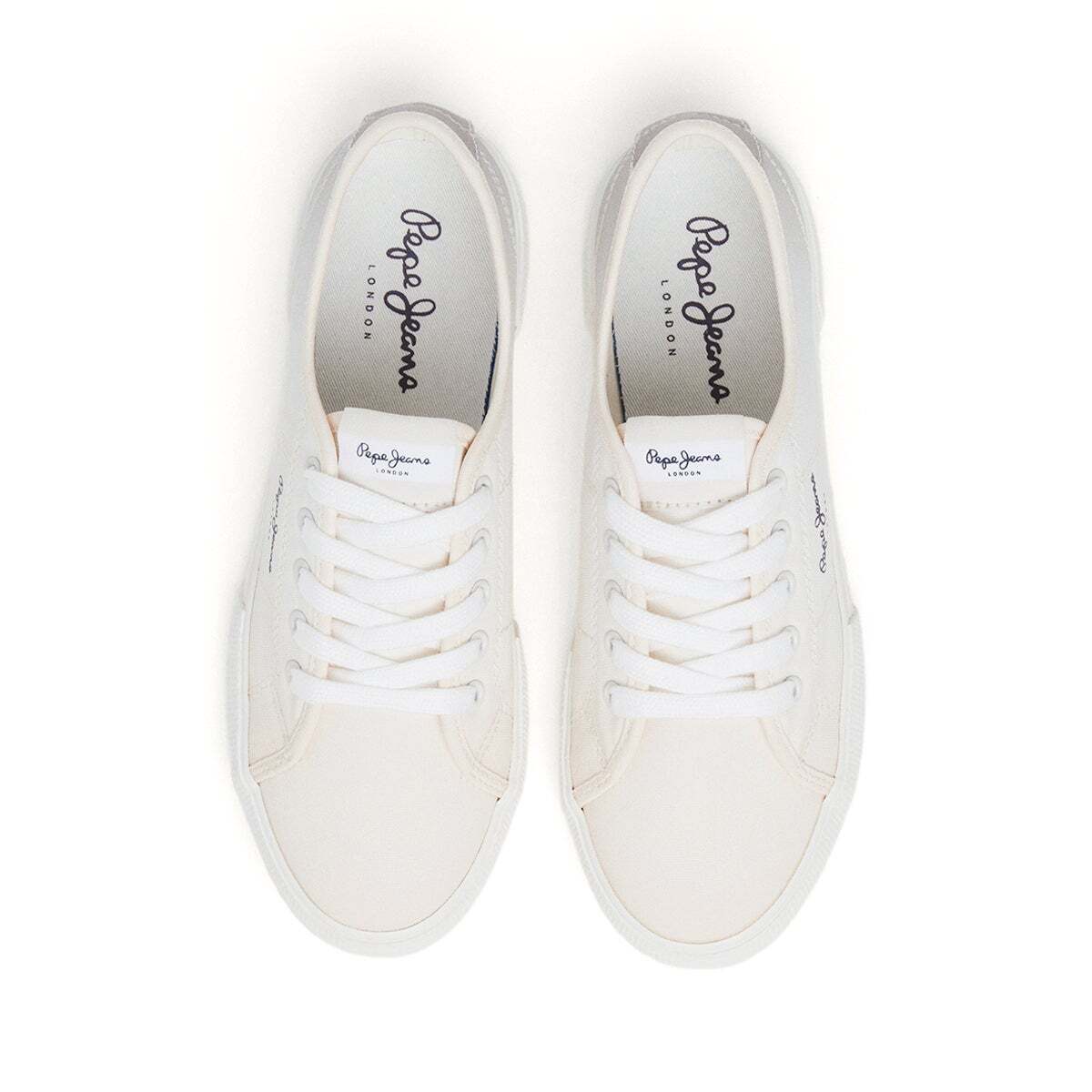 Baskets en toile Brady Colors beige pêche clair, PEPE JEANS