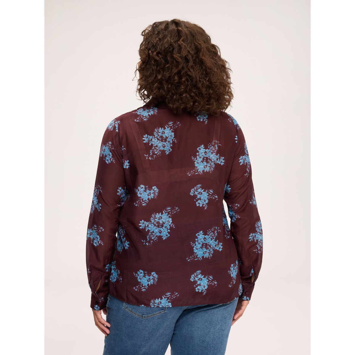Chemise imprimée burgundy, FIORELLA RUBINO