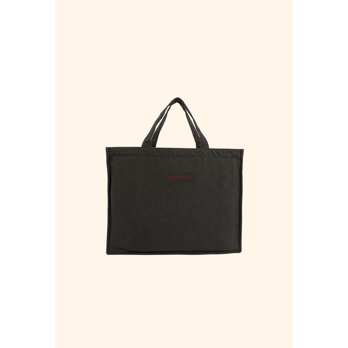 Sac 24h en coton, RAYURES gris agate, GABRIELLE PARIS