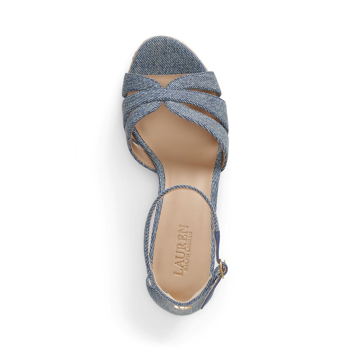 Espadrilles compensées Nellie denim, LAUREN RALPH LAUREN